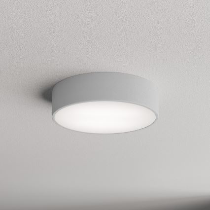 Deckenleuchte CLEO für Badezimmer mit Sensor, 2xE27/24W/230V, Ø 30 cm, grau, IP54