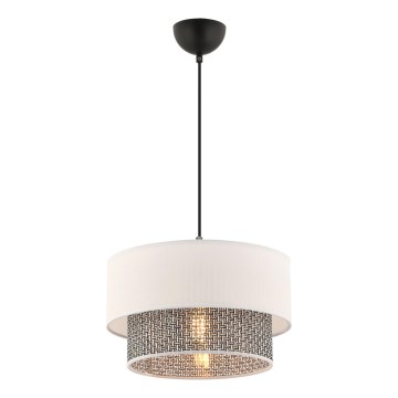 Deckenleuchte ECHO 1xE27/60W/230V creme/grau