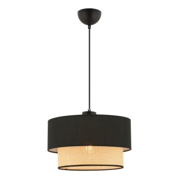 Deckenleuchte ECHO 1xE27/60W/230V schwarz/beige