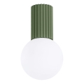 Deckenleuchte für Badezimmer HALO 1xG9/8W/230V d 12 cm IP44 grün