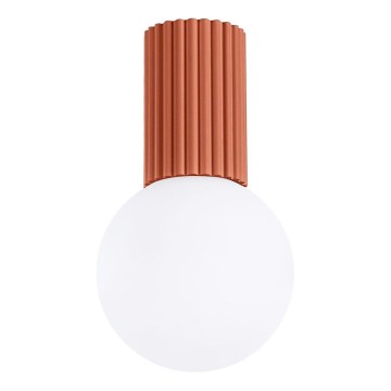 Deckenleuchte für Badezimmer HALO 1xG9/8W/230V d 12 cm IP44 orange