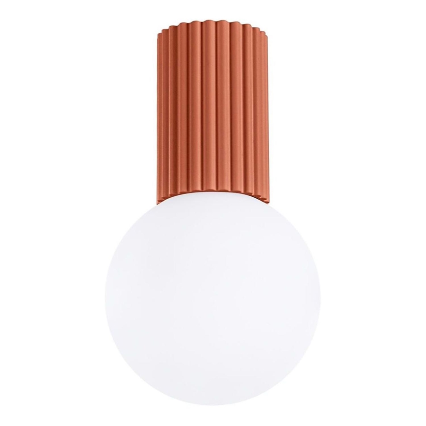 Deckenleuchte für Badezimmer HALO 1xG9/8W/230V d 12 cm IP44 orange