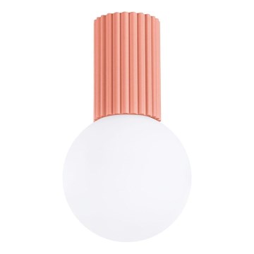 Deckenleuchte für Badezimmer HALO 1xG9/8W/230V d 12 cm IP44 rosa