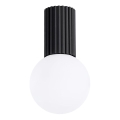 Deckenleuchte für Badezimmer HALO 1xG9/8W/230V d 12 cm IP44 schwarz