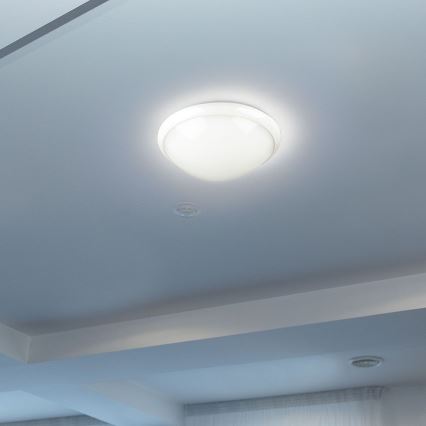 Deckenleuchte für Badezimmer mit Sensor 1xE27/60W/230V IP44 ø 29,6 cm