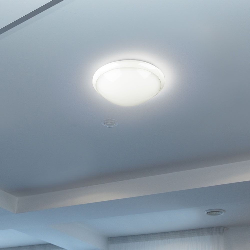 Deckenleuchte für Badezimmer mit Sensor 1xE27/60W/230V IP44 ø 29,6 cm