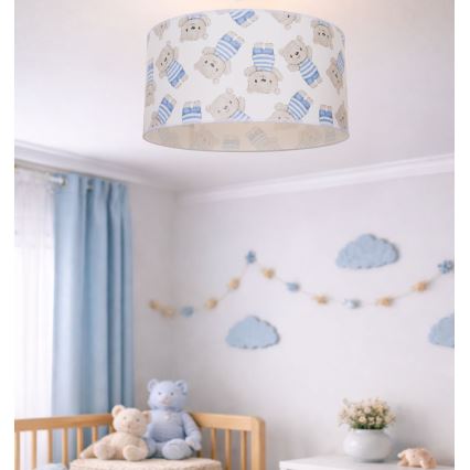 Deckenleuchte für Kinderzimmer KIDS ROOM 1xE27/60W/230V Ø 40 cm – Teddybär
