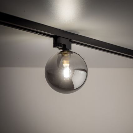 Deckenleuchte für 1-Phasen-Schienensystem TRACER 1xG9/8W/230V schwarz/rauchig schwarz