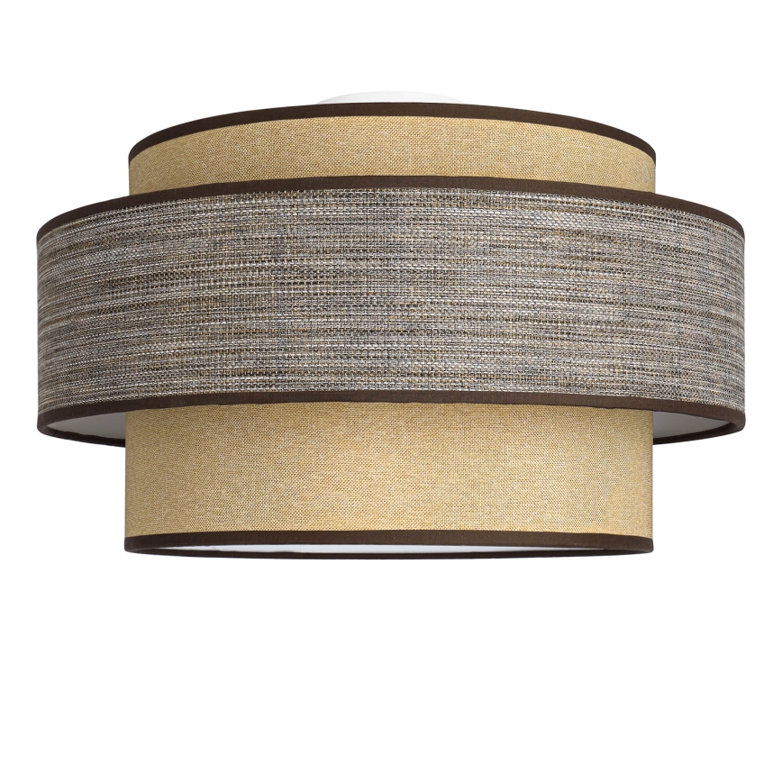 Deckenleuchte GRACE 1xE27/60W/230V beige/braun