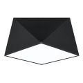 Deckenleuchte HEXA 1×E27/60W/230V Schwarz