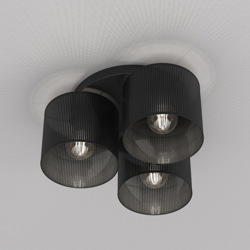 Deckenleuchte LOFT SHADE 3xE27/60W/230V schwarz