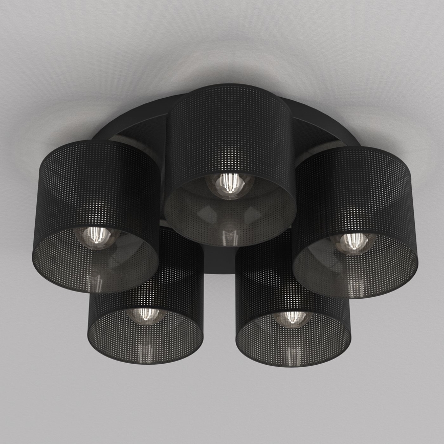 Deckenleuchte LOFT SHADE 5xE27/60W/230V schwarz
