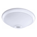 Deckenleuchte mit Bewegungs- und Dämmerungssensor MANA, 2x E27 (max. 40 W), 230 V, Ø 30 cm, weiß