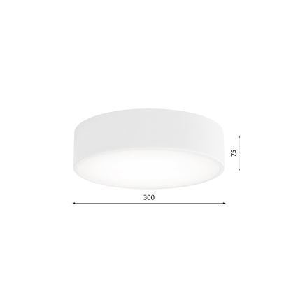 Deckenleuchte mit einem Sensor CLEO 2xE27/24W/230V d. 30 cm weiß
