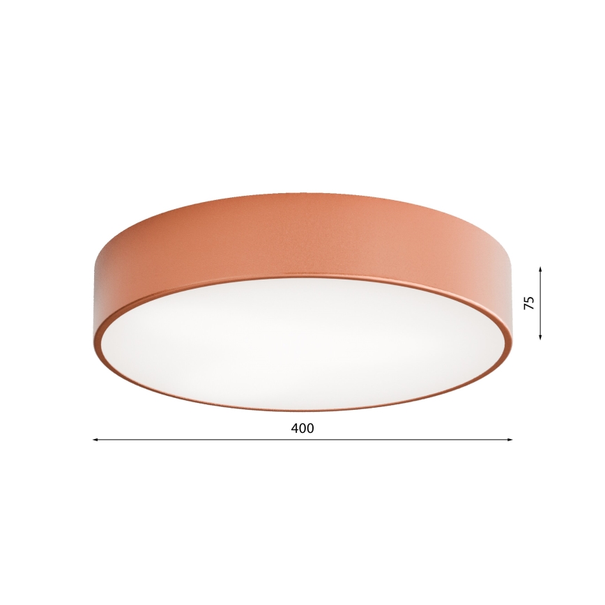 Deckenleuchte mit einem Sensor CLEO 3xE27/24W/230V d. 40 cm Kupfer