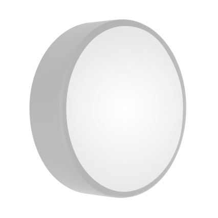 Deckenleuchte mit Bewegungs- und Dämmerungssensor CLEO 2xE27/24W/230V Ø 30 cm grau