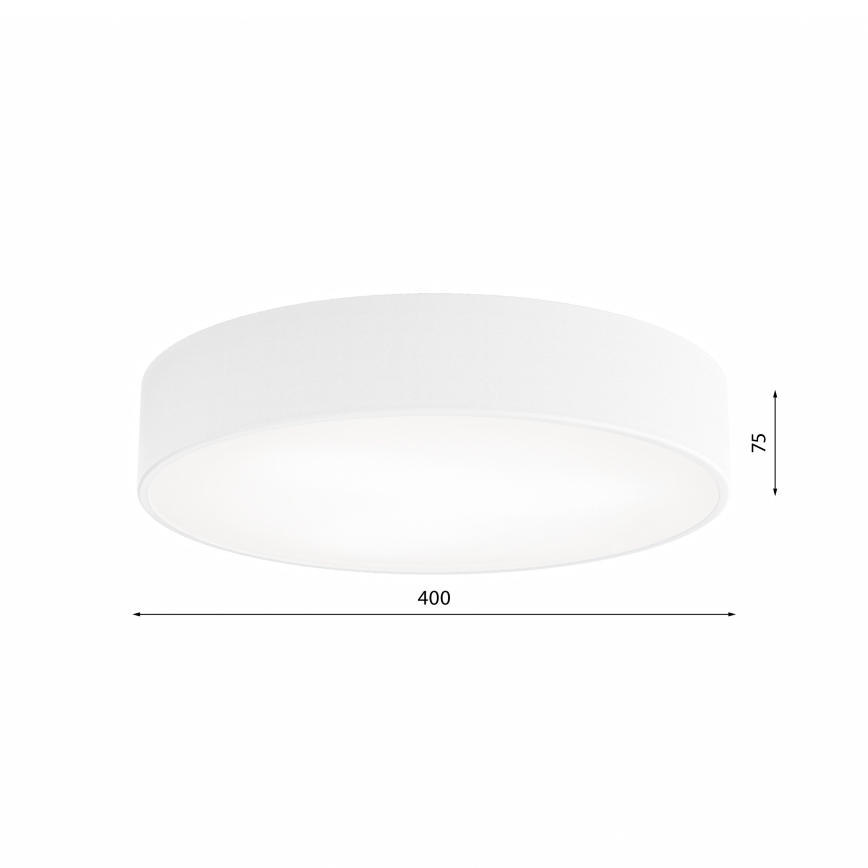 Deckenleuchte mit Sensor CLEO 3xE27/24W/230V Durchmesser 40 cm weiß