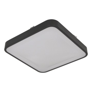 Deckenleuchte mit Sensor WILTON, 2xE27/60W/230V, 33x33 cm, Anthrazit
