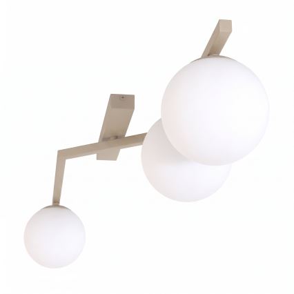 Deckenleuchte NATON 3xE14/10W/230V beige/weiß