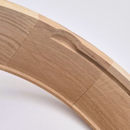 Deckenleuchte für Badezimmer OAK 2xE27/15W/230V IP54 Eiche ø 27 cm