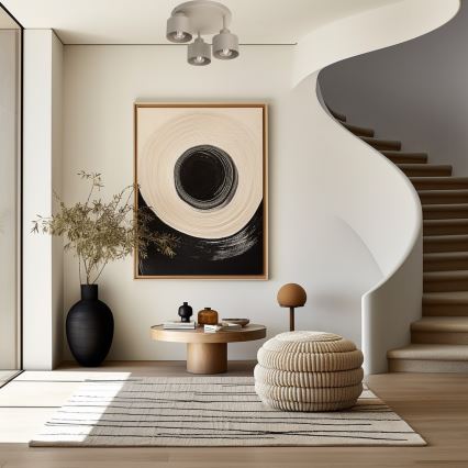 Deckenleuchte PARKLA 3xE27/15W/230V beige