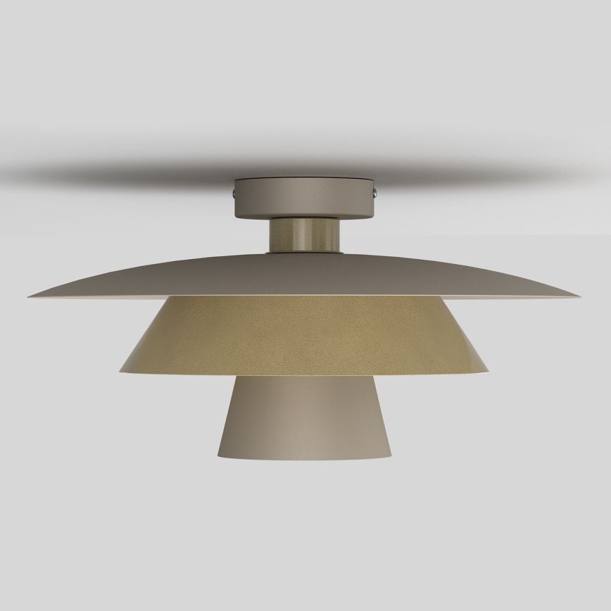 Deckenleuchte PLATO 1xE27/15W/230V Ø 32 cm beige/gold