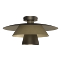 Deckenleuchte PLATO 1xE27/15W/230V Ø 38 cm Bronze/Gold