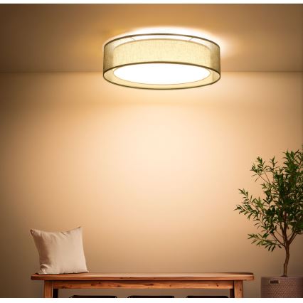 Deckenleuchte PURO 2xE27/40W/230V Ø 50 cm grün