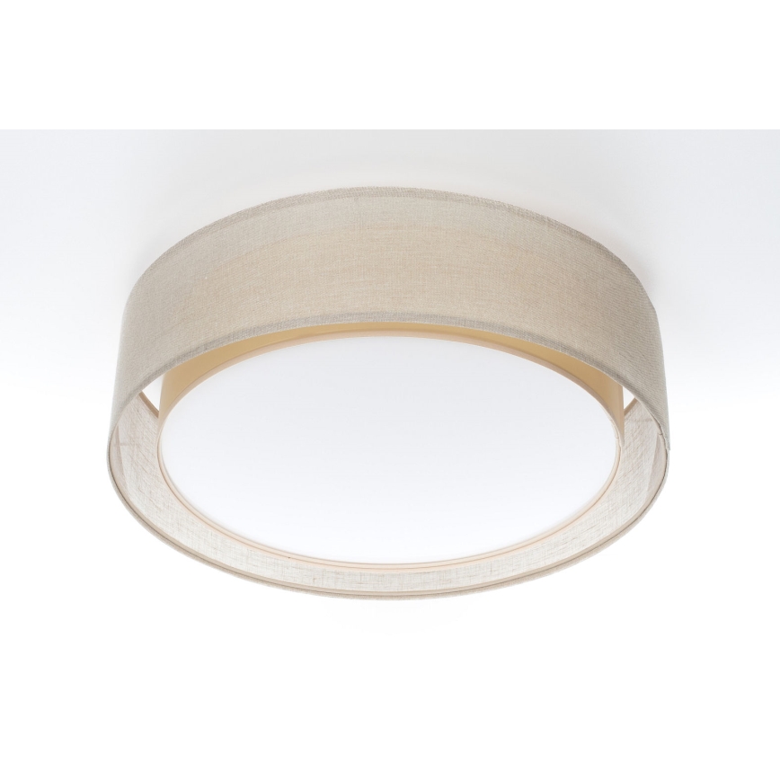 Deckenleuchte PURO 2xE27/40W/230V Ø 60 cm beige