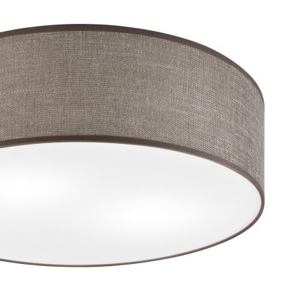 Deckenleuchte SIRJA 2xE27/15W/230V Durchmesser 45 cm braun