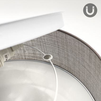 Deckenleuchte SIRJA 2xE27/15W/230V Durchmesser 45 cm braun