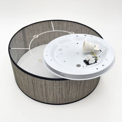 Deckenleuchte SIRJA 2xE27/15W/230V Ø 35 cm braun