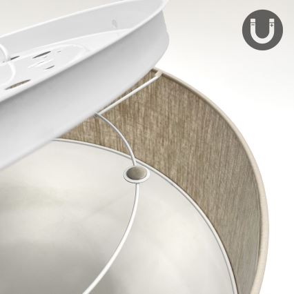 Deckenleuchte SIRJA 2xE27/15W/230V Ø 45 cm beige