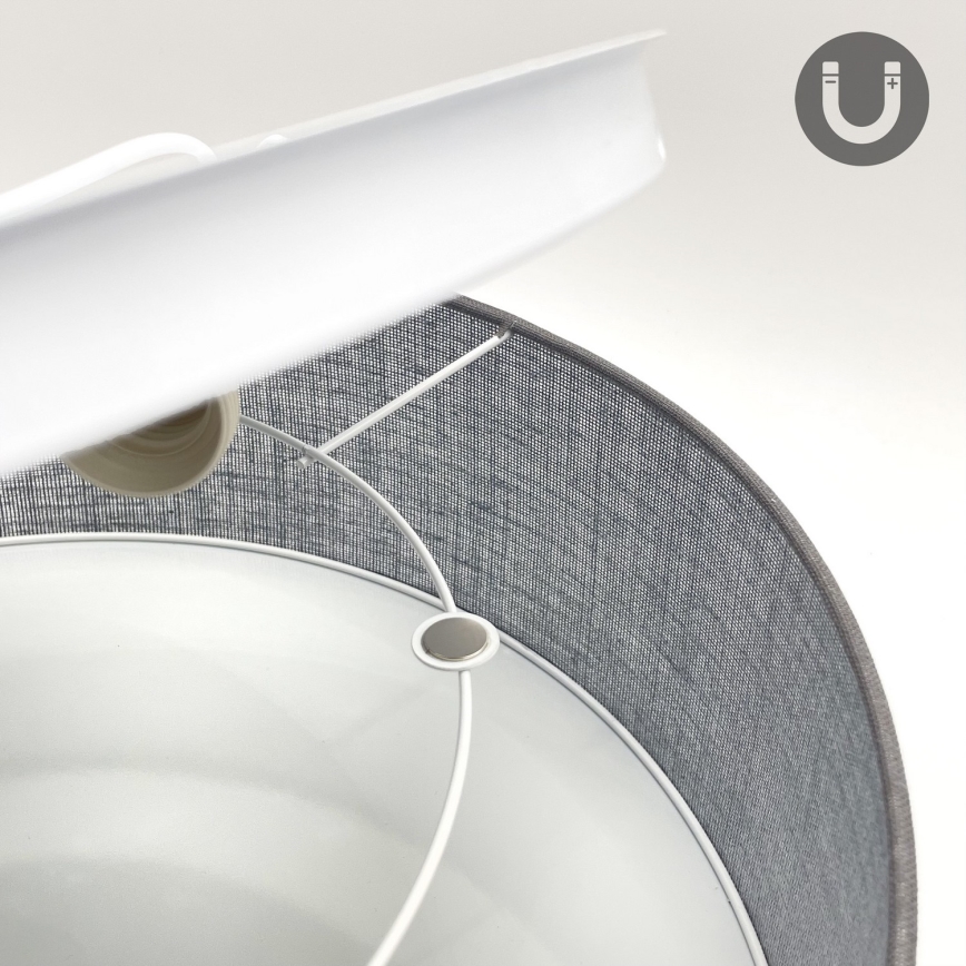 Deckenleuchte SIRJA 2xE27/15W/230V Ø 45 cm grau