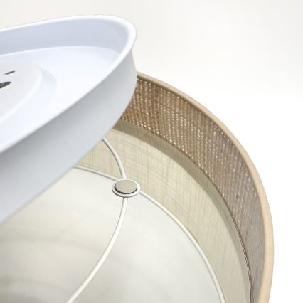 Deckenleuchte SIRJA BOHO 2xE27/15W/230V Ø 45 cm beige/creme