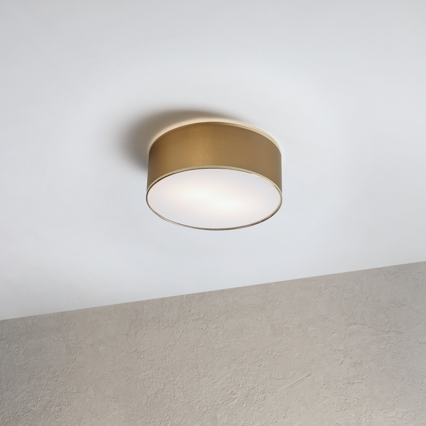 Deckenleuchte SIRJA DOUBLE 2xE14/15W/230V Ø 35 cm braun/gold