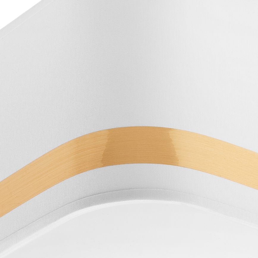 Deckenleuchte SIRJA SQUARE STRIPE 2xE27/15W/230V weiß/golden