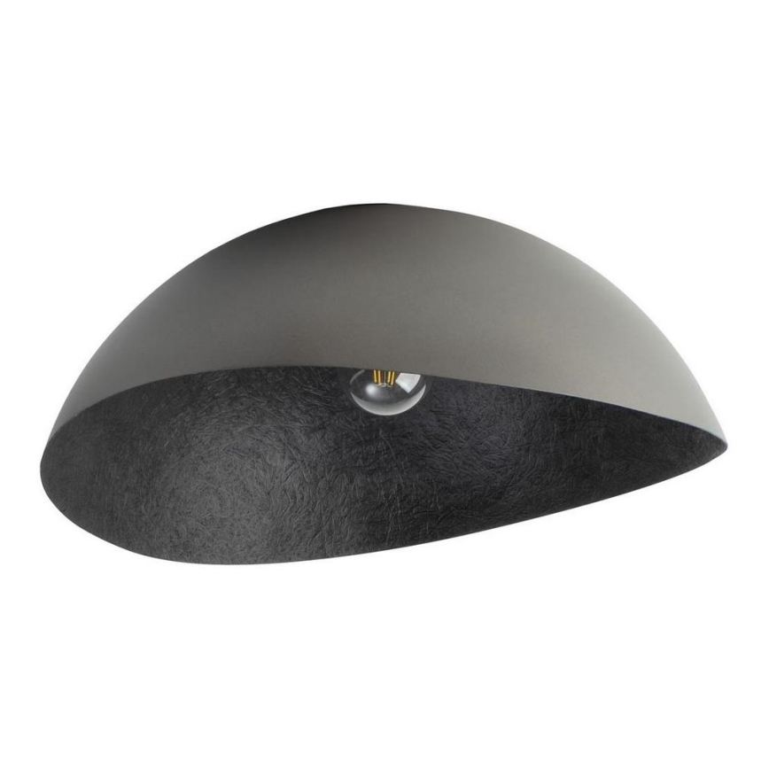 Deckenleuchte SOLARIS 1xE27/60W/230V Ø 48 cm Silber/Schwarz