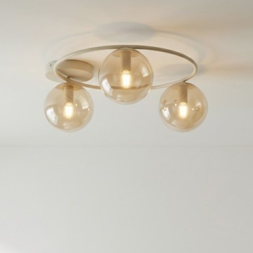 Deckenleuchte SOPRA 3xE14/10W/230V beige/rauchbeige