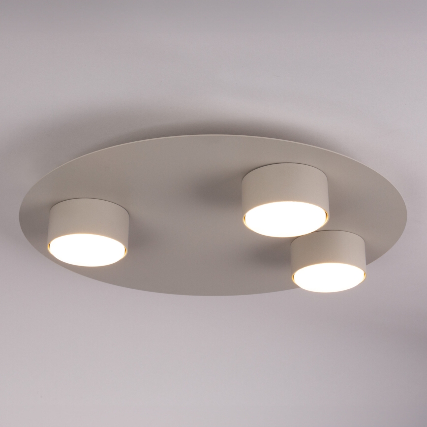 Deckenleuchte STAR 3xGX53/12W/230V beige