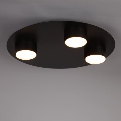 Deckenleuchte STAR 3xGX53/12W/230V schwarz