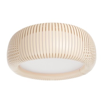 Deckenleuchte STRIPES 2xE27/40W/230V Ø 55 cm creme/weiß