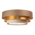 Deckenleuchte TRINITI 2xE27/60W/230V Braun/Gold/Beige
