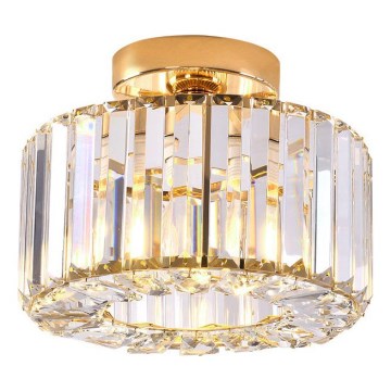 Deckenleuchte VETRO 1xE27/15W/230V Ø 24,5 cm goldfarben