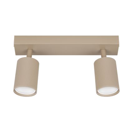 Deckenspot 2xGU10/35W/230V beige