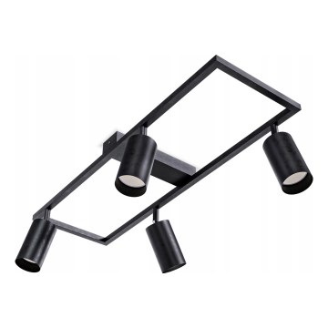 Deckenstrahler 4xGU10/30W/230V schwarz