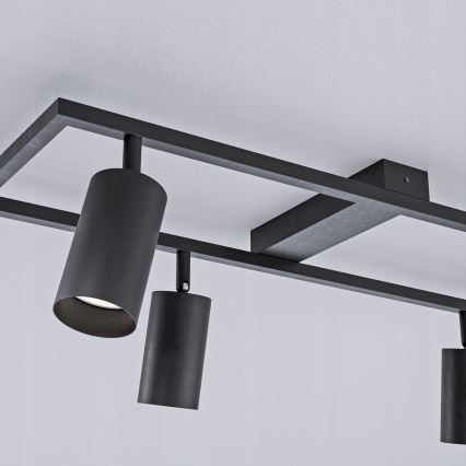 Deckenstrahler 4xGU10/30W/230V schwarz