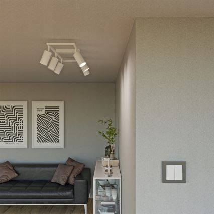 Deckenstrahler 6xGU10/30W/230V weiß