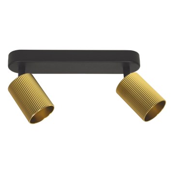 Deckenstrahler ELAN 2xGU10/30W/230V gold/schwarz