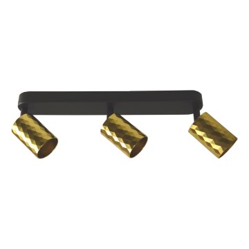 Deckenstrahler FAMA 3xGU10/30W/230V gold/schwarz
